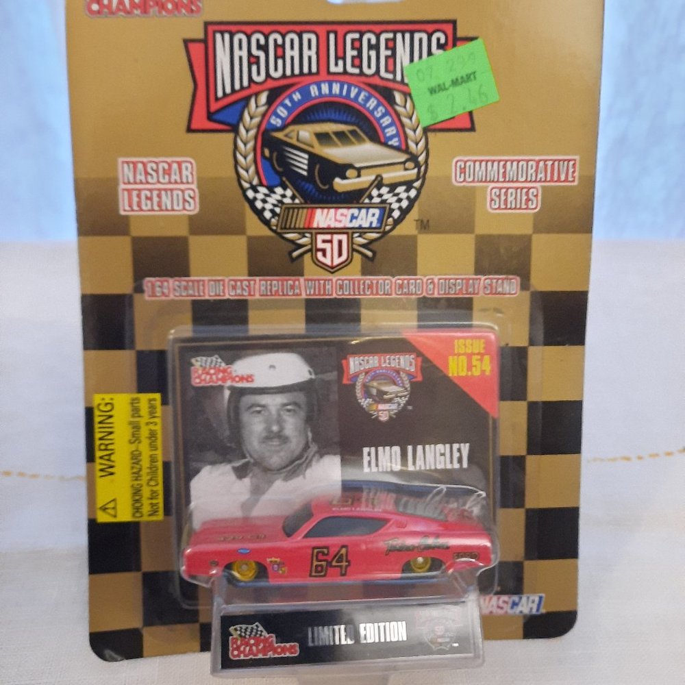 VTG Limited NASCAR Legends 50th, Elmo Langley #64, Issue 54, Stockcar 1:64, 1998